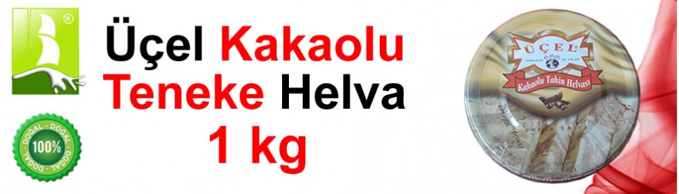Üçel Kakaolu 1 kg Teneke Helva